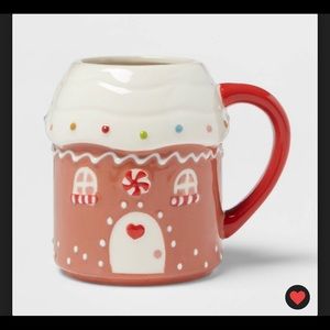 New gingerbread house holiday Christmas mug